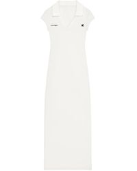 Courreges - Long Sports Polo Dress - Lyst