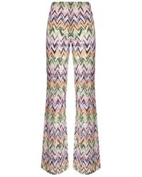 Missoni - Multicolour Viscose Polyamide Pants - Lyst