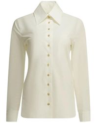 KHAITE - Ivy Top Shirt - Lyst