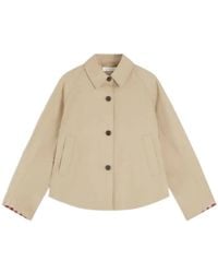 Tommy Hilfiger - Boxy Silhouette Short Jacket With Classic Collar - Lyst