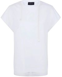 Simone Rocha - "Layered Liquid Smock" T-Shirt With Embroidered - Lyst