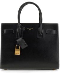 Saint Laurent - Classic Baby Sac De Jour Bag In Grain De Poudre - Lyst
