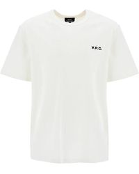 A.P.C. - Boxy Petit Vpc Cotton Crew-Neck T-Shirt - Lyst