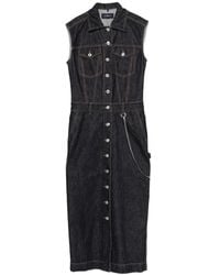 Max Mara - Spdfarfalla Denim Dress - Lyst
