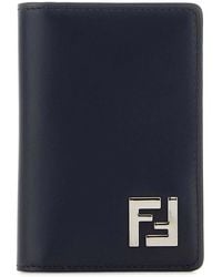Fendi - Midnight Leather Card Holder - Lyst