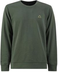 Patagonia - Organic Cotton Mountain Logo Crewneck Sweatshirt - Lyst