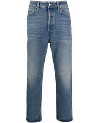 Golden Goose - "Golden M's Happy" Medium Stone Washed Denim - Lyst