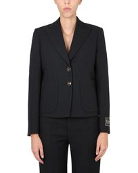 Gucci - Gg Cotton Viscose Formal Jacket - Lyst