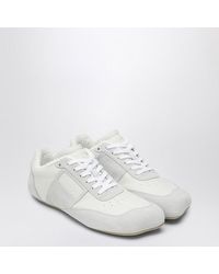 MM6 by Maison Margiela - Leather And Suede Sneaker - Lyst