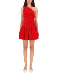 Patou - One-Shoulder Mini Dress "Bloomer" Effect - Lyst