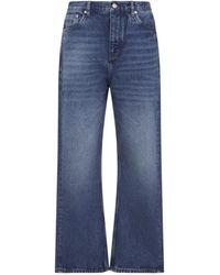 Studio Nicholson - Denjo Wide Leg Forward Seam Pant - Lyst