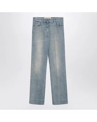 Valentino - Light Washedeffect Jeans - Lyst