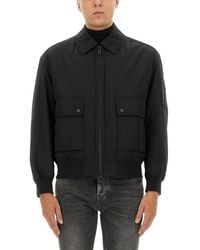BOSS - Bomber Jacket With Removable Lining - Lyst