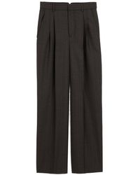 Ami Paris - Wool High-Waisted Trousers - Lyst