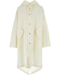 Jil Sander - Ivory Cotton Parka - Lyst