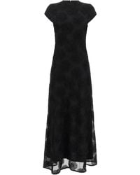 ROTATE BIRGER CHRISTENSEN - Rotate Birger Christensen 'Flower Mesh Maxi' Dress - Lyst