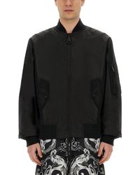 Versace Jeans Couture - Technical Fabric Jacket - Lyst