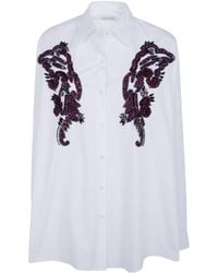 Dries Van Noten - Beaded-Detail Shirt - Lyst