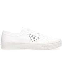 Prada - Gabardine Wheel Sneakers - Lyst