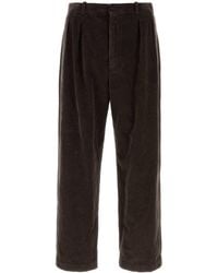 The Row - Tuxedo-Style Cotton Pant - Lyst