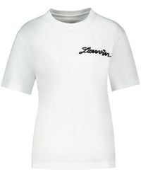 Lanvin - Small Logo T-Shirt - Lyst