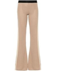 Palm Angels - Logo Tape Knitted Trousers - Lyst