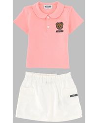 Moschino - Polo-Shirt And Skirt Set - Lyst
