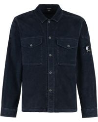 C.P. Company - Corduroy Shirt Jacket With Pocket - Lyst