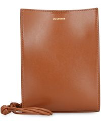 Jil Sander - Tangle Leather Crossbody Bag - Lyst