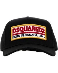 DSquared² - Baseball Hat With Logo Patch - Lyst