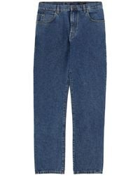 Balmain - Straight Denim Jeans - Lyst