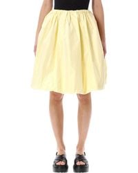 Prada - Technical Taffeta Skirt - Lyst