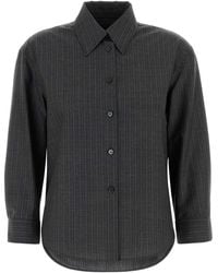 Jil Sander - Embroidered Wool Shirt - Lyst