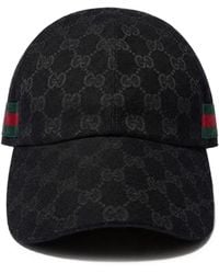 Gucci - Web Detail Gg Baseball Cap - Lyst