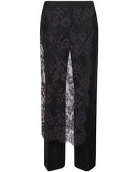 Zimmermann - Valiant Lace Wool Trousers - Lyst