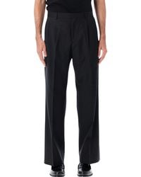 sunflower - Wool Wide Pleated Trousers - Lyst