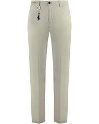 Paul & Shark - Paul & Shark Stretch Cotton Trousers - Lyst