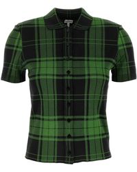 Loewe - Embroidered Silk Blend Shirt - Lyst
