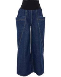 Alaïa - Alaia Denim Track Pants - Lyst