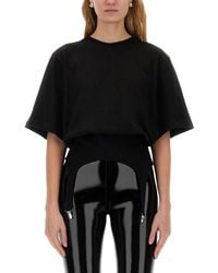 Fiorucci - T-Shirt With Suspenders - Lyst