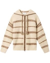 Isabel Marant - Rolian Hooded Striped Cardigan - Lyst