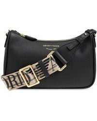Emporio Armani - Shoulder Bag With Printed Logo - Lyst