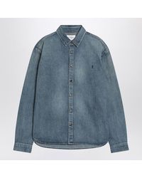 Saint Laurent - Cassandre Denim Shirt - Lyst