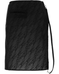 Courreges - Courregès Stretch Nylon Blend Skirt - Lyst