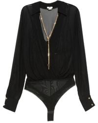 Elisabetta Franchi - Stretch Fabric Shirt - Lyst