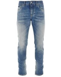 Dolce & Gabbana - Dolce&Gabbana Stretch Denim Slim Fit Jeans - Lyst
