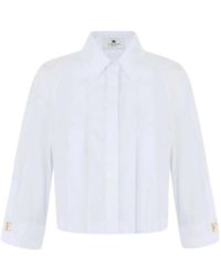 Elisabetta Franchi - Stretch Fabric Shirt - Lyst