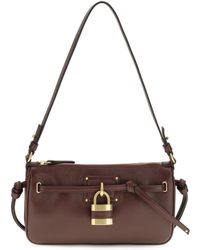 Chloé - Bordeaux Calf Leather Bos Taurus Shoulder Bag - Lyst