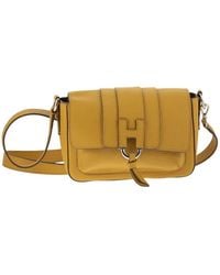 Hogan - Trendy Leather Flap Bag - Lyst