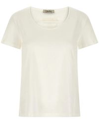 Max Mara - Cotton Crew Neck T-Shirt - Lyst